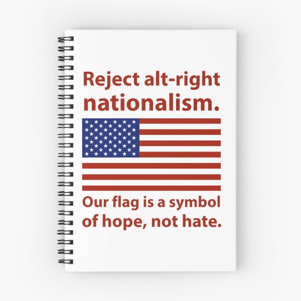 Item preview, Patriotic design opposing hate  designed and sold by Rachel the Artist .