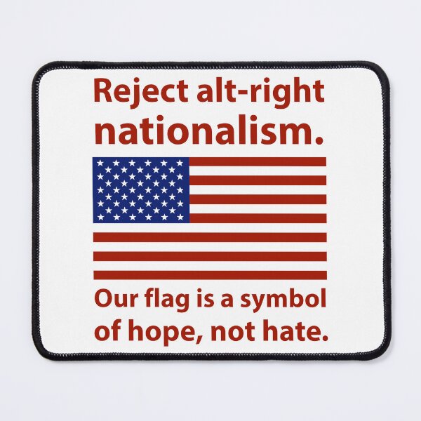 Item preview, Patriotic design opposing hate  designed and sold by Rachel the Artist .