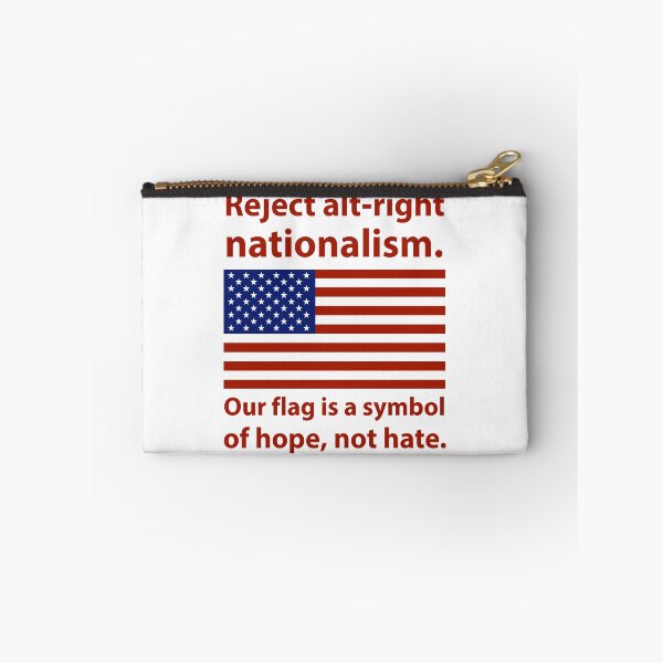 Item preview, Patriotic design opposing hate  designed and sold by Rachel the Artist .