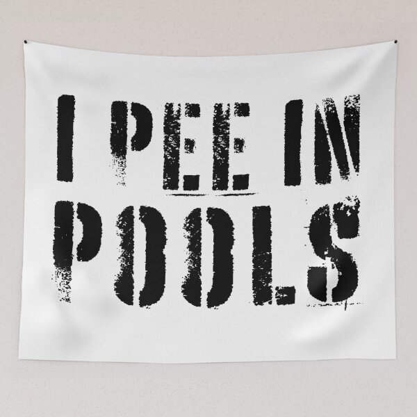 Item preview, I Pee In Pools designed and sold by Angry Swan Designs.