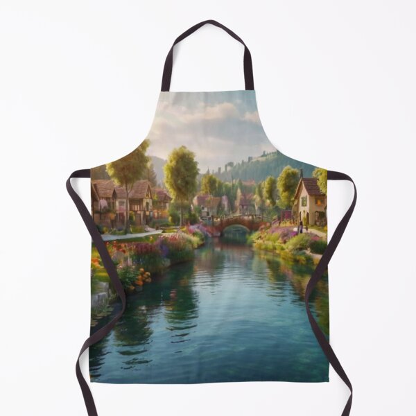 Item preview, Garden of the Canal Village designed and sold by BlareBlare.