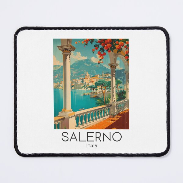 Item preview, A Vintage Travel Art of Salerno - Italy  designed and sold by GoodOldVintage.