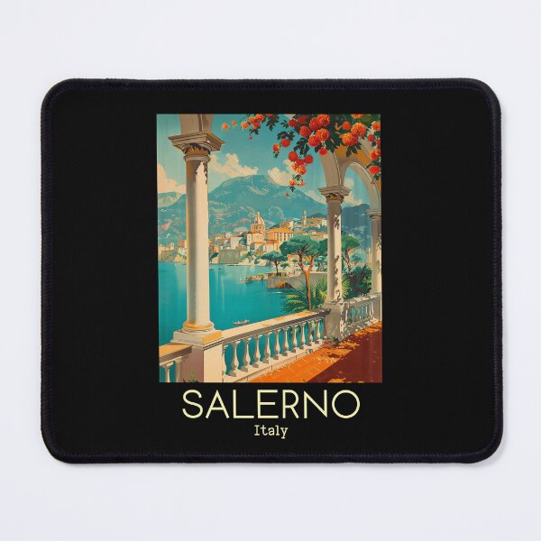 Item preview, A Vintage Travel Art of Salerno - Italy  designed and sold by GoodOldVintage.