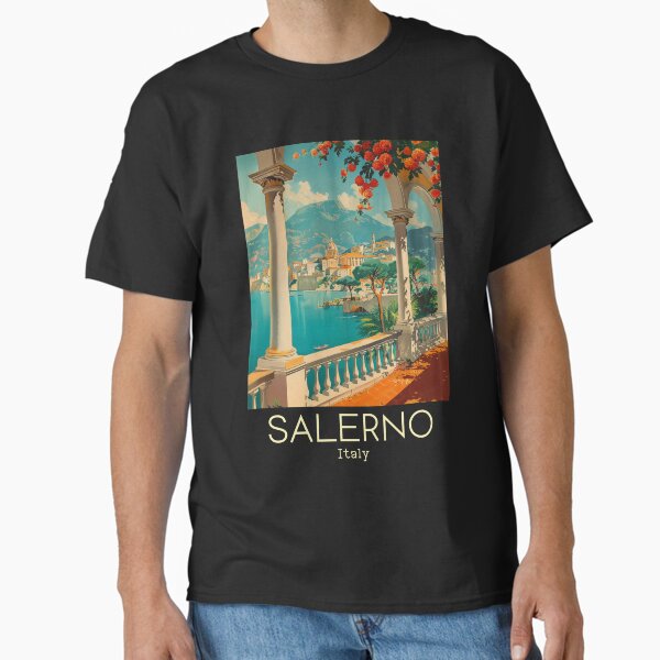 Item preview, A Vintage Travel Art of Salerno - Italy  designed and sold by GoodOldVintage.