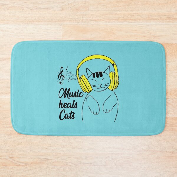 Item preview, Music heals cats designed and sold by BhavikaPareek.