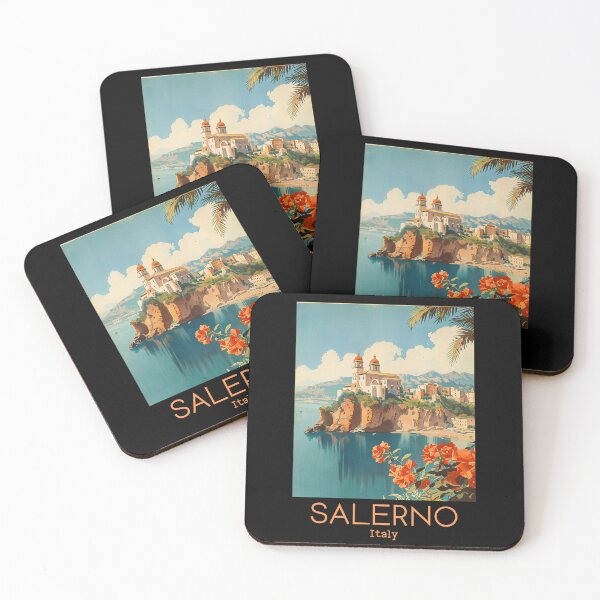 Item preview, A Vintage Travel Art of Salerno - Italy  designed and sold by GoodOldVintage.