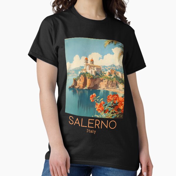 Item preview, A Vintage Travel Art of Salerno - Italy  designed and sold by GoodOldVintage.