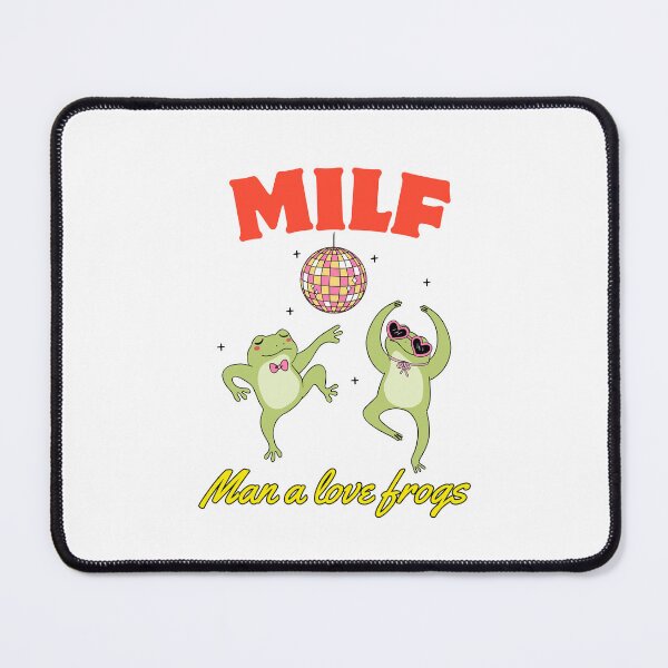 Item preview, Retro MILF Frog Shirt – Funny Froggy Design designed and sold by Colorful-Garden.