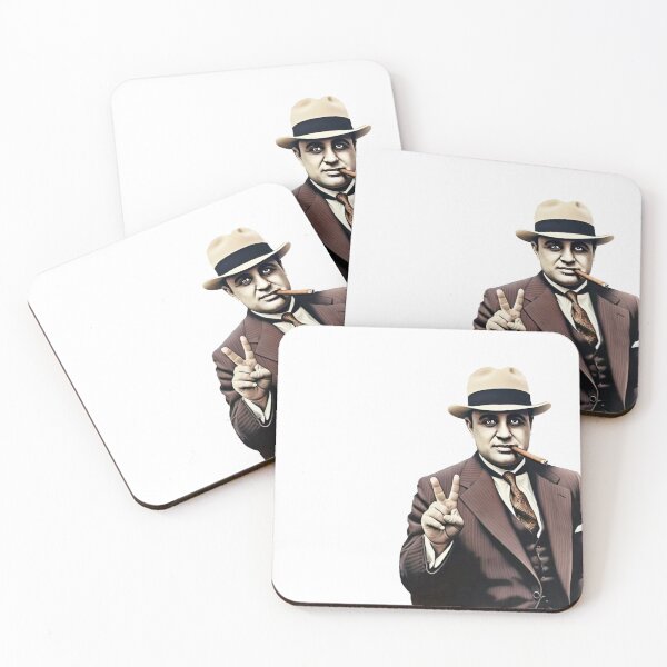 Item preview, Al Capone Holding up the Peace Sign designed and sold by BankrobberGus.