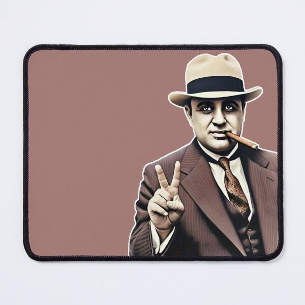 Item preview, Al Capone Holding up the Peace Sign designed and sold by BankrobberGus.