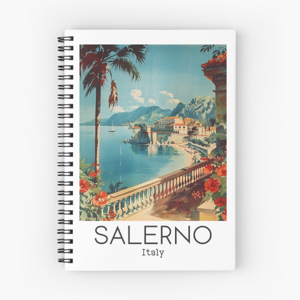 Item preview, A Vintage Travel Art of Salerno - Italy  designed and sold by GoodOldVintage.