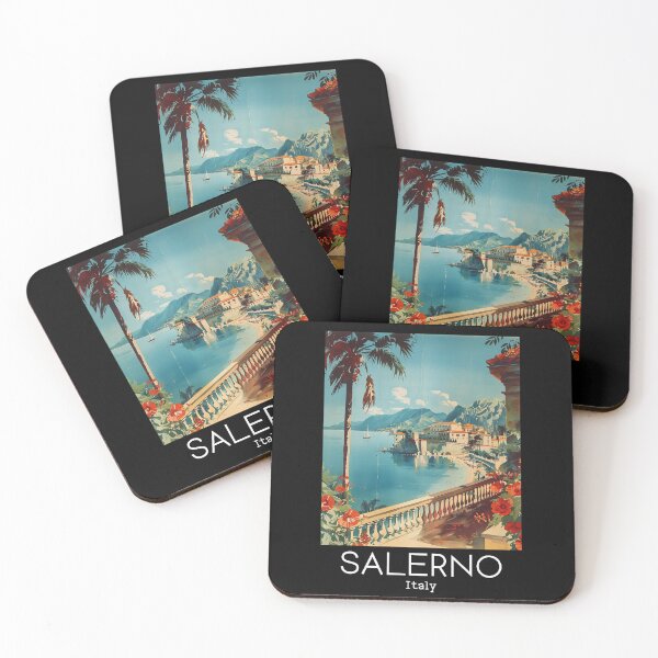 Item preview, A Vintage Travel Art of Salerno - Italy  designed and sold by GoodOldVintage.