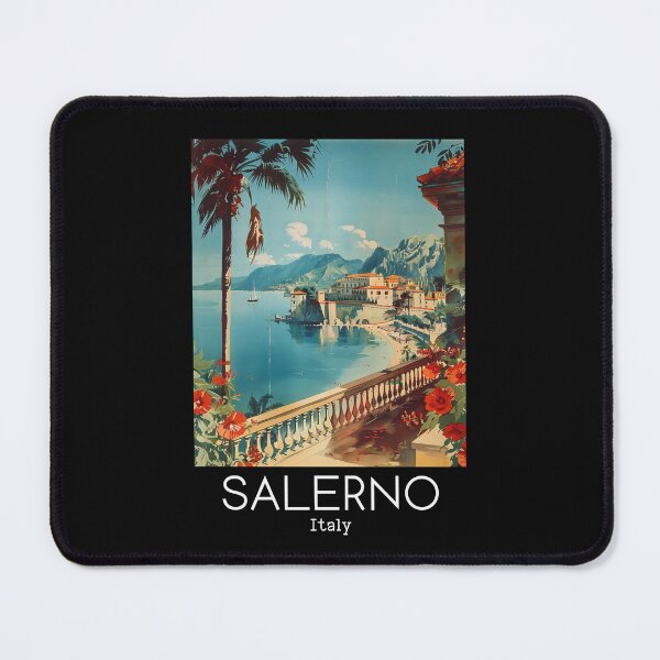 Item preview, A Vintage Travel Art of Salerno - Italy  designed and sold by GoodOldVintage.