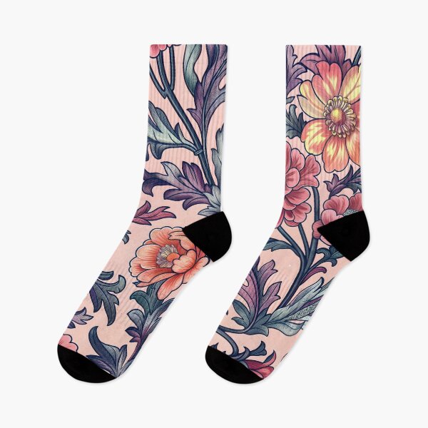 Item preview, Pink Floral 09 (inspired by William Morris) designed and sold by MerkintileEXG.