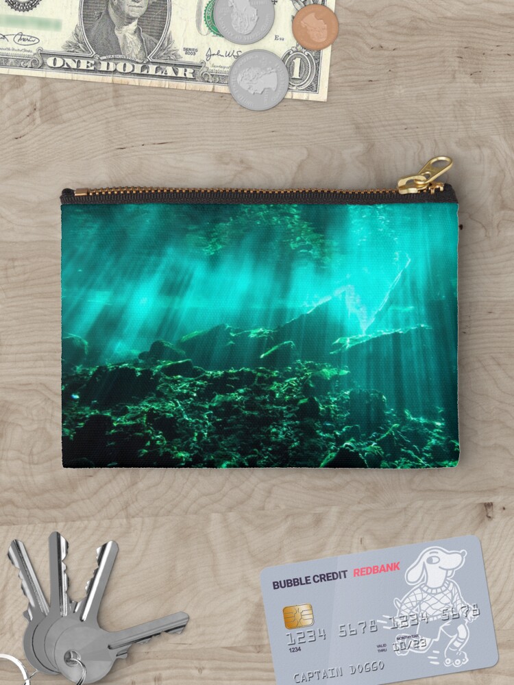 Thumbnail 3 of 4, Zipper Pouch, Gran Cenote designed and sold by David Burstein.