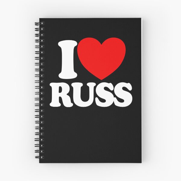 Item preview, I Love Russ Red Heart I Love Russ Gear designed and sold by DynamicDesign.