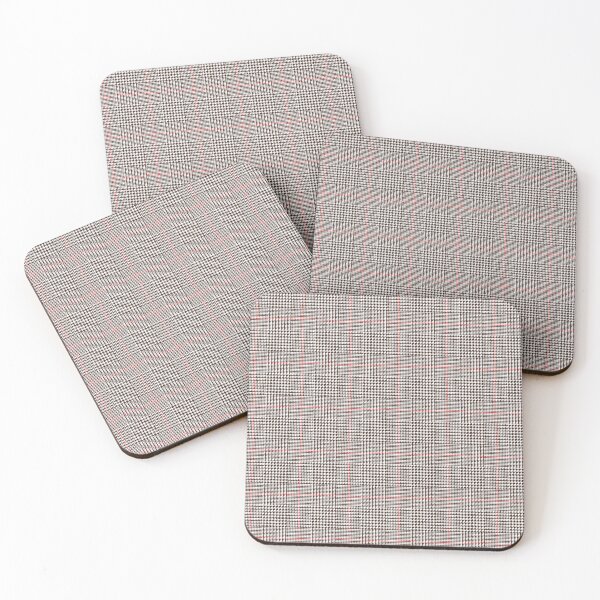 Item preview, Glen check, Prince of Wales abstract geometric pattern, brown, red broken checks  designed and sold by iclipart.
