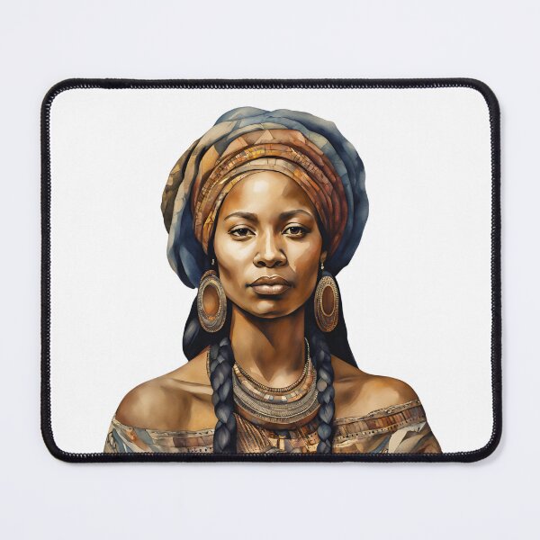 Item preview, African Watercolor Art, African Woman, African Style designed and sold by SRLND.