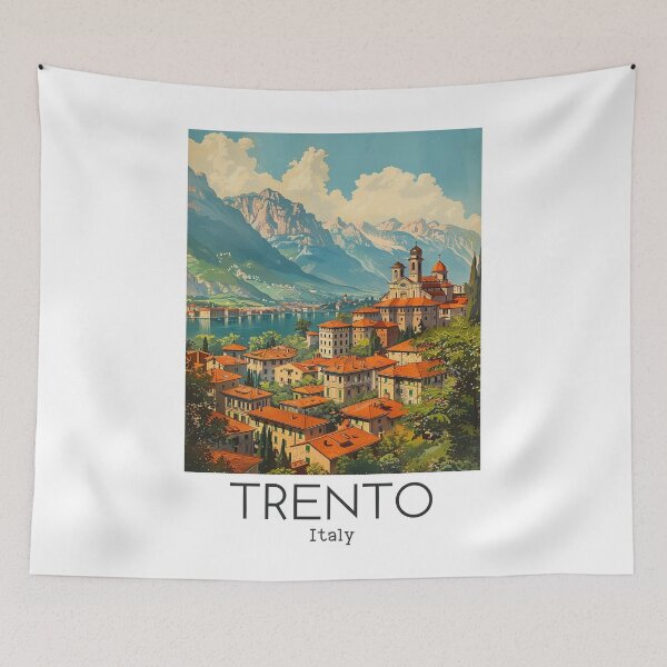 Artikelvorschau, Eine Vintage-Reisekunst aus Trient - Italien entworfen und verkauft von GoodOldVintage.