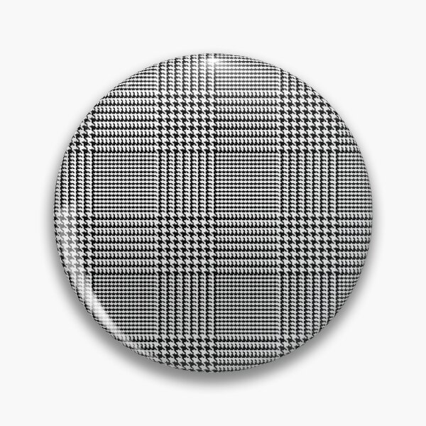 Item preview, Glen check, Prince of Wales abstract geometric pattern, black broken checks  designed and sold by iclipart.