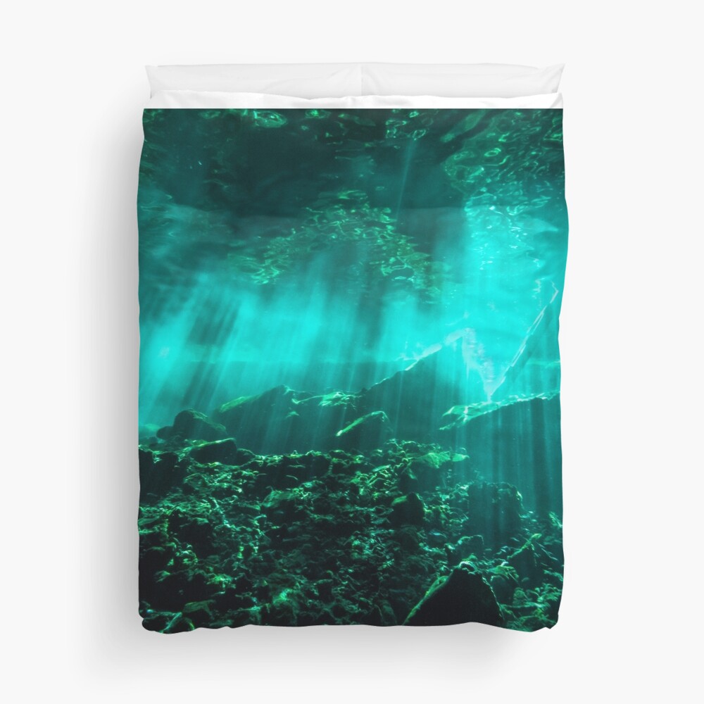 Gran Cenote Duvet Cover