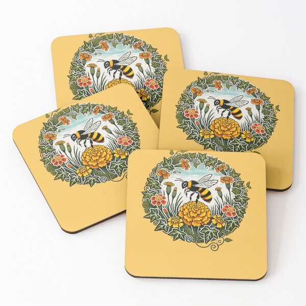 Item preview, Honeybee Marigold designed and sold by FrictionMaxxing.