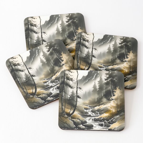 Item preview, Serene Japanese Landscape designed and sold by PulsePop.