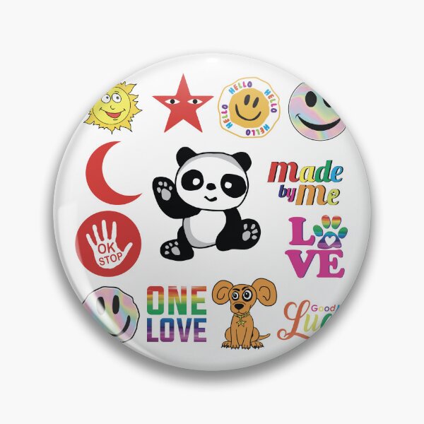 Item preview, Smiling face sticker  designed and sold by Wolagno.