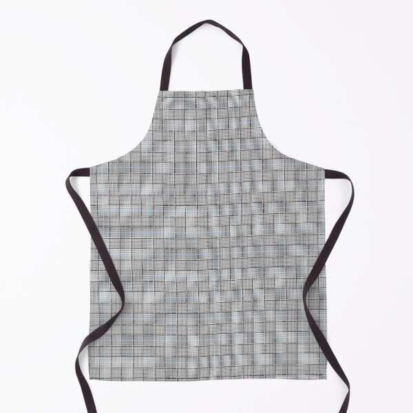 Item preview, Glen check, Prince of Wales abstract geometric pattern, black, grey, blue broken checks  designed and sold by iclipart.