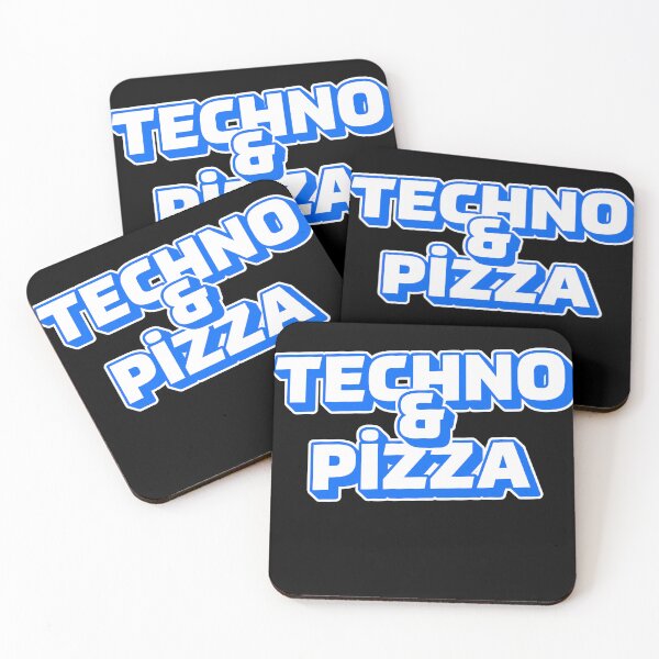 Item preview, techno and pizza designed and sold by SixtyOneDesign.