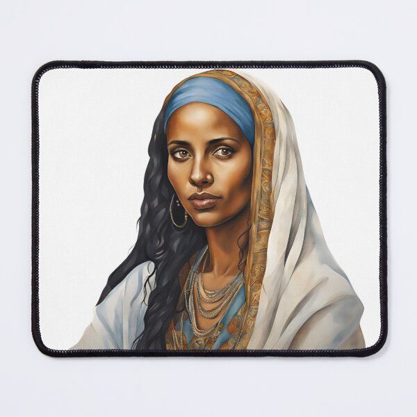 Item preview, Eritrean Watercolor Art, Eritrean Woman, African Style, Eritrea designed and sold by SRLND.