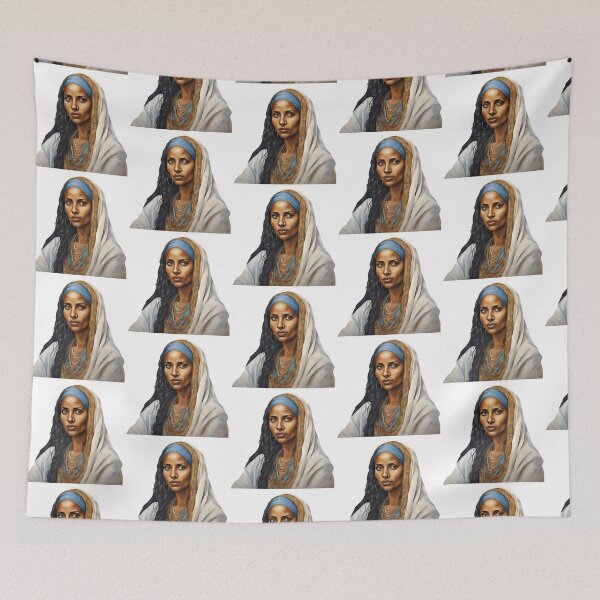 Item preview, Eritrean Watercolor Art, Eritrean Woman, African Style, Eritrea designed and sold by SRLND.
