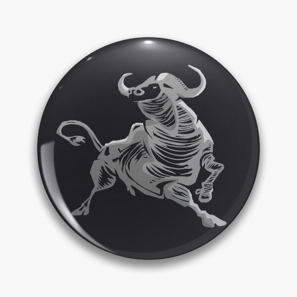 Item preview, Muscular bull (gray version) designed and sold by TomiAx.