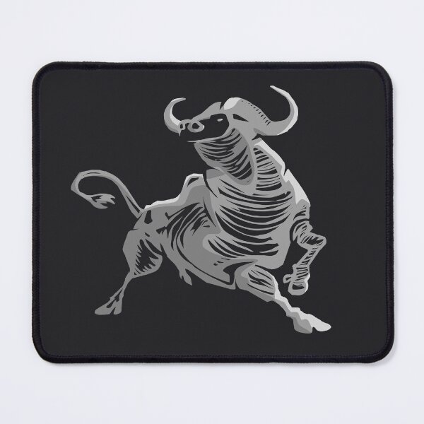 Item preview, Muscular bull (gray version) designed and sold by TomiAx.