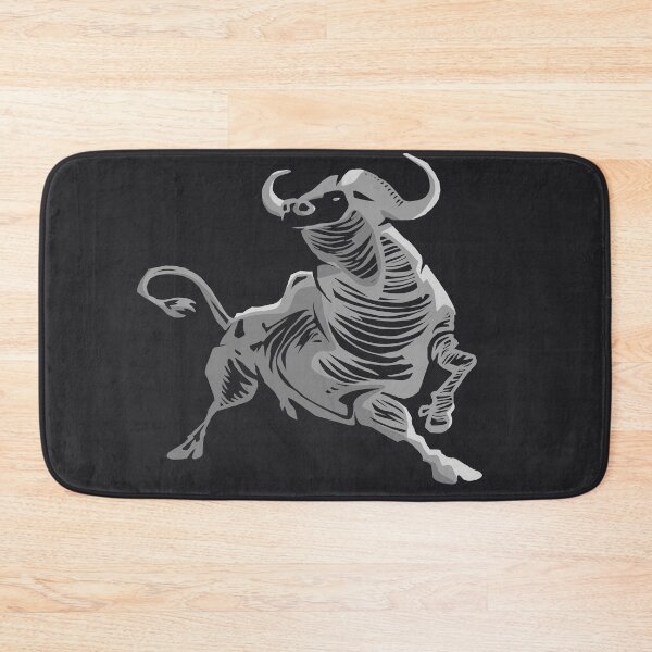 Item preview, Muscular bull (gray version) designed and sold by TomiAx.