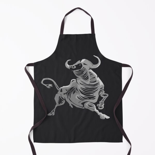 Item preview, Muscular bull (gray version) designed and sold by TomiAx.