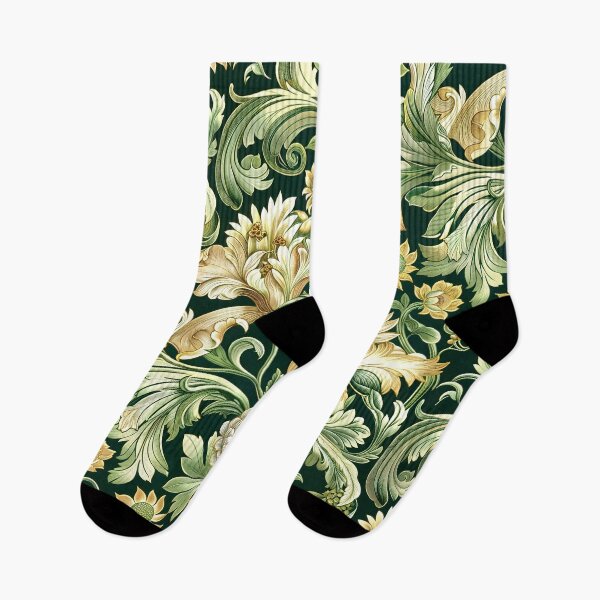 Item preview, Green Floral 07 (inspired by William Morris) designed and sold by MerkintileEXG.