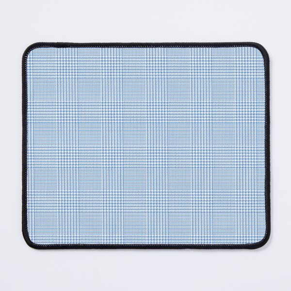 Item preview, Glen check, Prince of Wales abstract geometric pattern, blue broken checks designed and sold by iclipart.