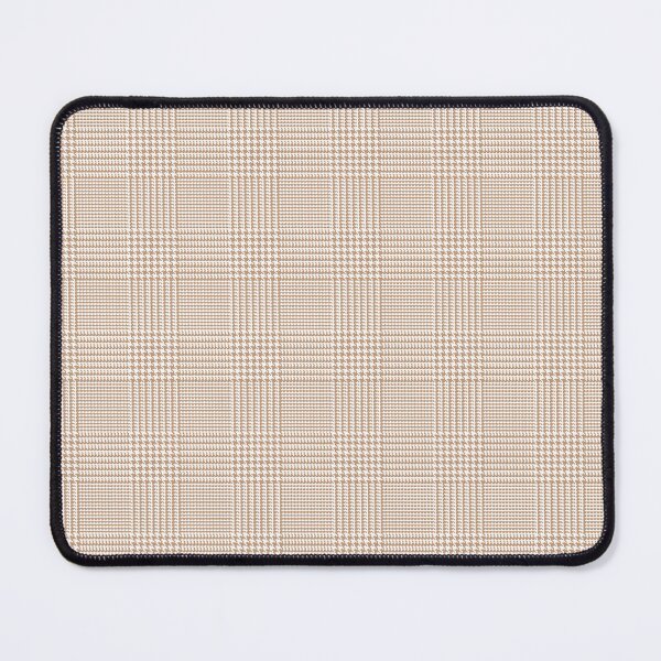 Item preview, Glen check, Prince of Wales abstract geometric pattern, light brown broken checks designed and sold by iclipart.