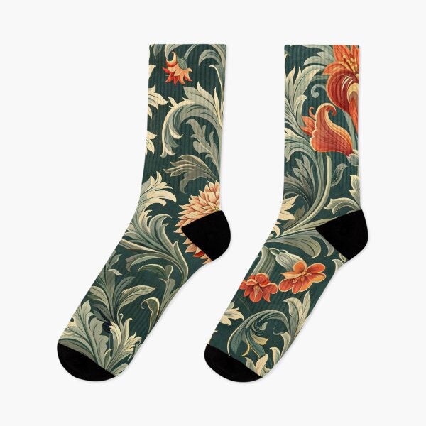 Item preview, Green Floral 10 (inspired by William Morris) designed and sold by MerkintileEXG.