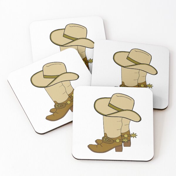 Item preview, Brown Cowboy Boots And Hat designed and sold by Sartoris Art.