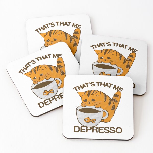 Item preview, Depresso Cat designed and sold by killzak.