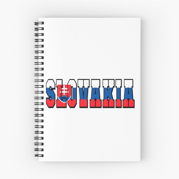 Item preview, Slovakia Country Flag Typography designed and sold by TravelWish.