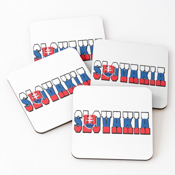 Item preview, Slovakia Country Flag Typography designed and sold by TravelWish.