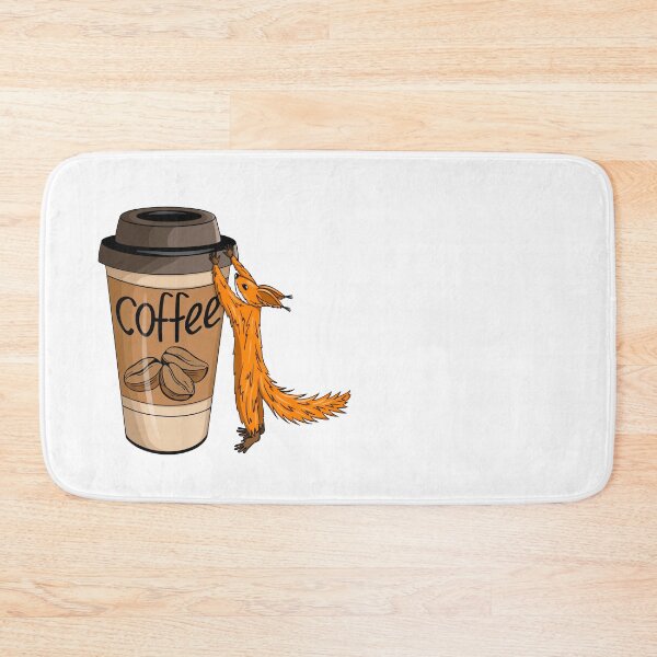 Item preview, Squirrel with coffee designed and sold by Maryart8.