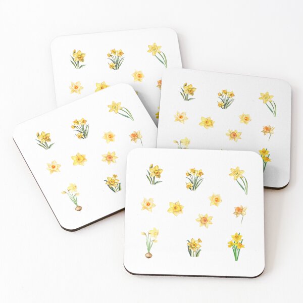 Item preview, Watercolor Yellow Daffodil Flowers  designed and sold by silviaol.