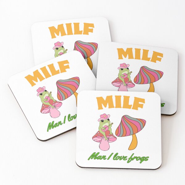 Item preview, Retro MILF Frog Shirt – Funny Froggy Design designed and sold by Colorful-Garden.