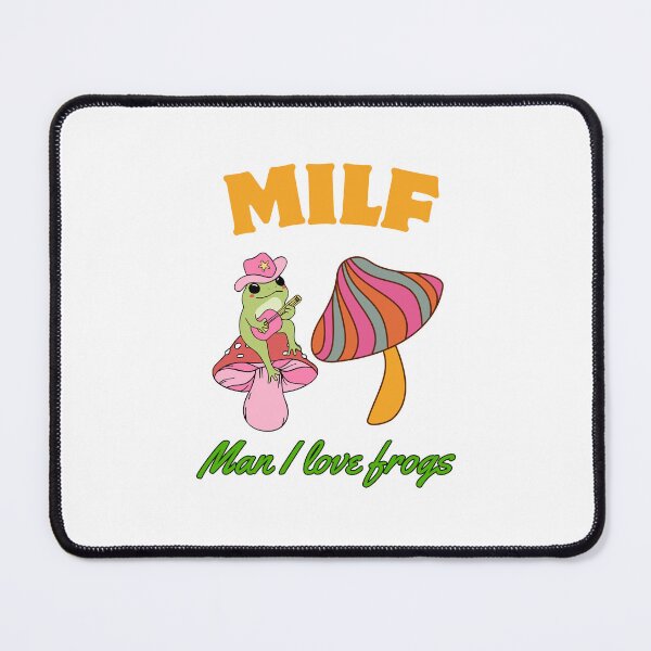 Item preview, Retro MILF Frog Shirt – Funny Froggy Design designed and sold by Colorful-Garden.
