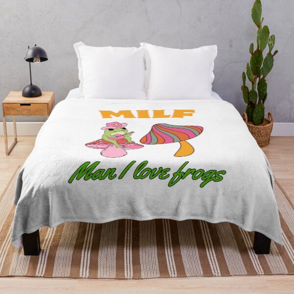 Item preview, Retro MILF Frog Shirt – Funny Froggy Design designed and sold by Colorful-Garden.