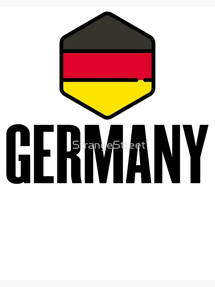 National Germany Shield Flag ~ German Germany Berlin Art Board